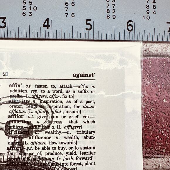 Time Theme - Elegant Alarm Clock - Upcycled Dictionary Art‎ Print - Mini Poster - Picture 6 of 6